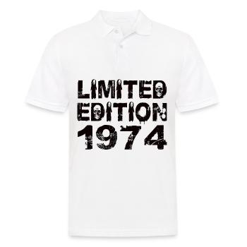 Limited Edition 1974 Geburtstag 1974 Geburtstag - Männer Poloshirt - Weiß - Vorne - Kai (181cm)