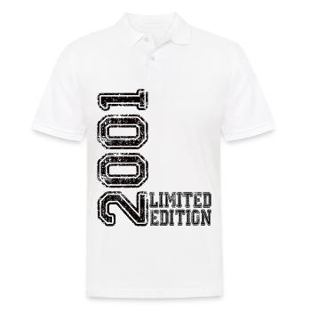 Limited Edition 2001 - Männer Poloshirt - Weiß - Vorne - Kai (181cm)