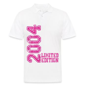 Limited Edition 2004 - Men's Polo Shirt - white - Front - Kai (181cm)