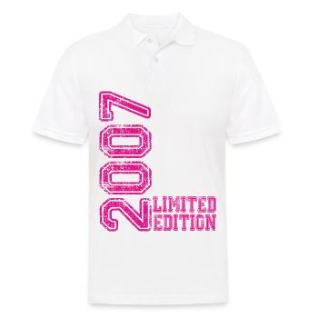 Limited Edition 2007 - Männer Poloshirt - Weiß - Vorne - Kai (181cm)