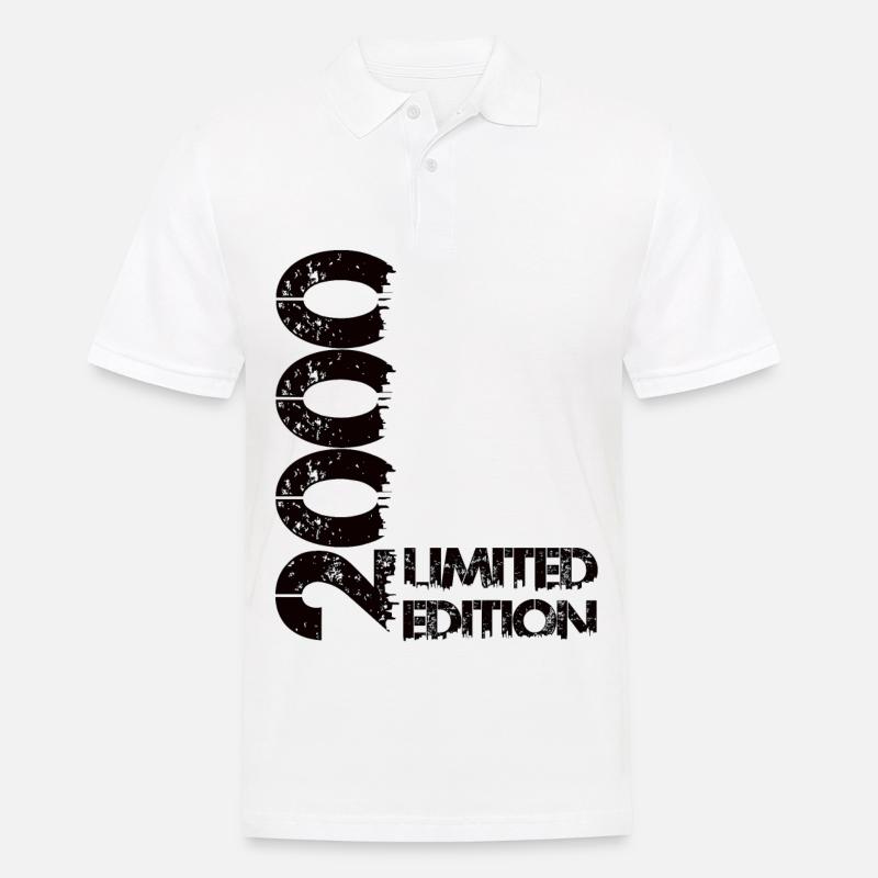 Limited Edition 2000 - Männer Poloshirt - Weiß