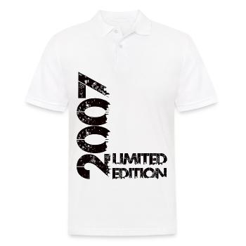 Limited Edition 2007 - Männer Poloshirt - Weiß - Vorne - Kai (181cm)