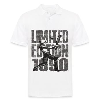 Limited Edition 1990 Limited Edition Cricket - Männer Poloshirt - Weiß - Vorne - Kai (181cm)