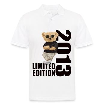 Édition Limitée 2013 Ours Ours Anniversaire 2013 - Polo Homme - blanc - Devant - Kai (181cm)