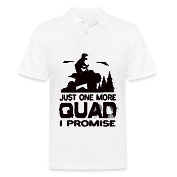 Just One More Quad I Promise Quad AtV Quads - Men's Polo Shirt - white - Front - Kai (181cm)
