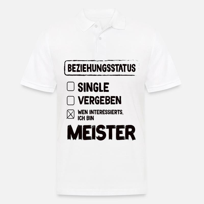 Master Relationship Status Master Craft - Herre poloshirt - hvid
