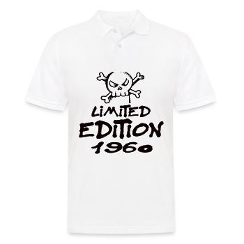 Edition Limitée 1960 Anniversaire 1960 Naissance - Polo Homme - blanc - Devant - Kai (181cm)