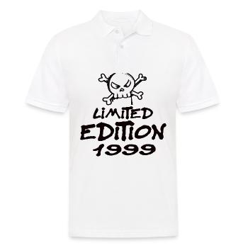 Limited Edition 1999 Birthday Born 1999 - Men's Polo Shirt - white - Front - Kai (181cm)