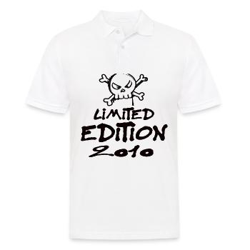 Limited Edition 2010 Geburtstag 2010 Geboren - Männer Poloshirt - Weiß - Vorne - Kai (181cm)