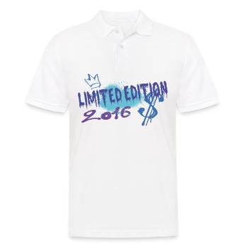 Limited Edition 2016 Geburtstag 2016 Geboren - Männer Poloshirt - Weiß - Vorne - Kai (181cm)