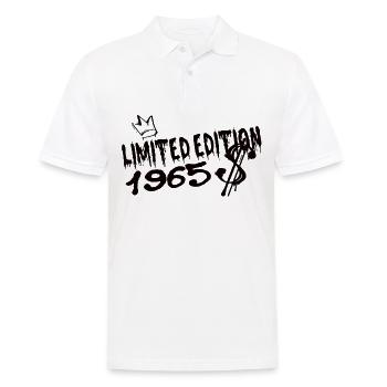 Edition Limitée 1965 Anniversaire 1965 Naissance - Polo Homme - blanc - Devant - Kai (181cm)