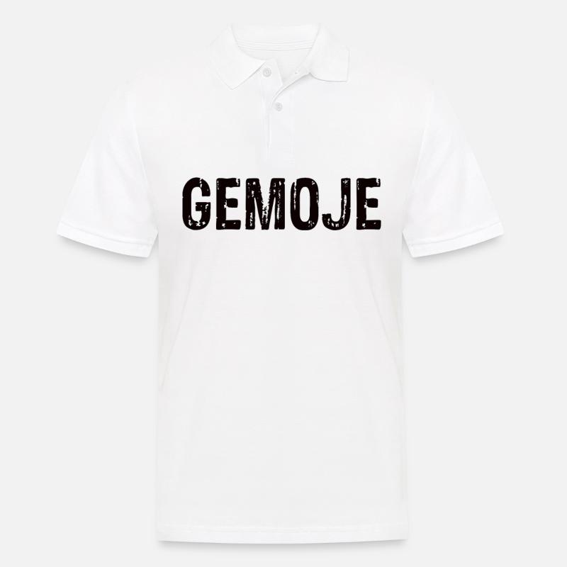 Gemoje - Männer Poloshirt - Weiß