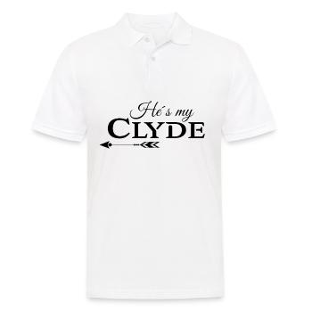 Bonnie & Clyde (part2) Partnerlook love Geschenk - Männer Poloshirt - Weiß - Vorne - Kai (181cm)
