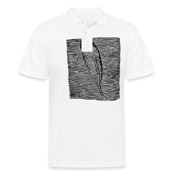Koi carp - Men's Polo Shirt - white - Front - Kai (181cm)