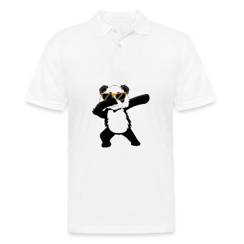 Panda Bear Dabbing Dab Dance Gift - Polo Homme - blanc - Devant - Kai (181cm)