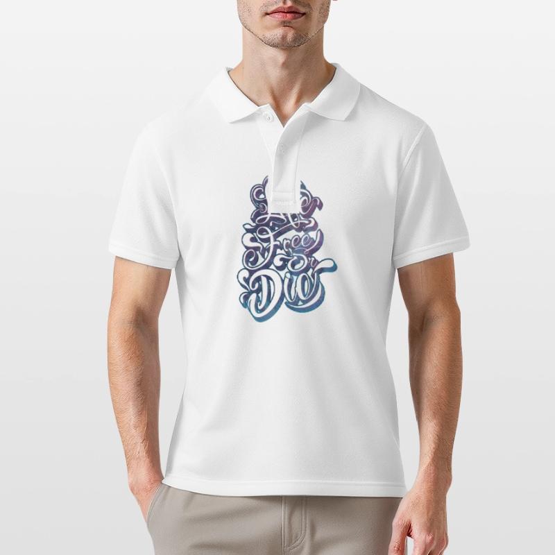 frei leben oder sterben Männer Poloshirt