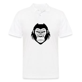 Gorille - Polo Homme - blanc - Devant - Kai (181cm)