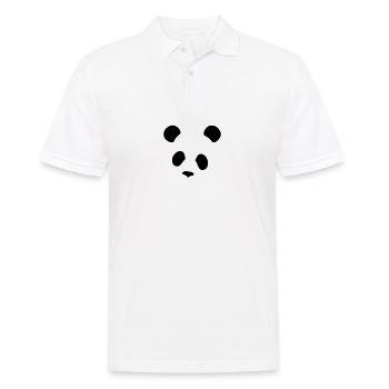panda - Men's Polo Shirt - white - Front - Kai (181cm)