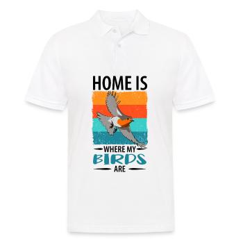 Observation des oiseaux Oiseaux Observation des oiseaux Oiseaux - Polo Homme - blanc - Devant - Kai (181cm)