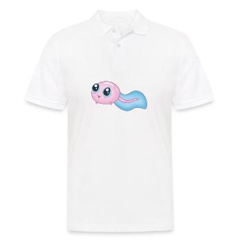 Mignon têtard cyan - Polo Homme - blanc - Devant - Kai (181cm)