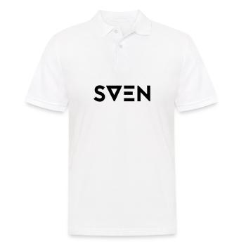 Prénom Sven - Polo Homme - blanc - Devant - Kai (181cm)