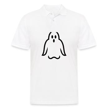 Ghost - Men's Polo Shirt - white - Front - Kai (181cm)