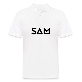 First name Samuel - Men's Polo Shirt - white - Front - Kai (181cm)