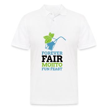 Festin du Mojito pour Toujours - Polo Homme - blanc - Devant - Kai (181cm)