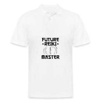 Future Reiki Master | Reiki Master Gift - Men's Polo Shirt - white - Front - Kai (181cm)