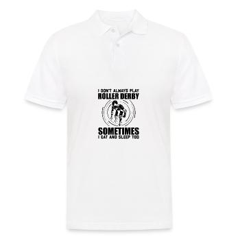 Roller Derby Sayings - Men's Polo Shirt - white - Front - Kai (181cm)