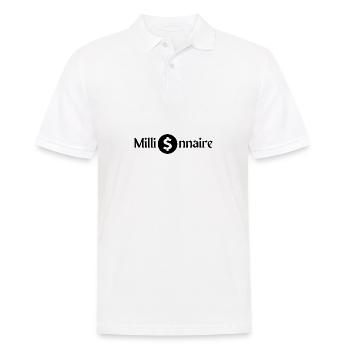 millionnaire, argent - Polo Homme - blanc - Devant - Kai (181cm)
