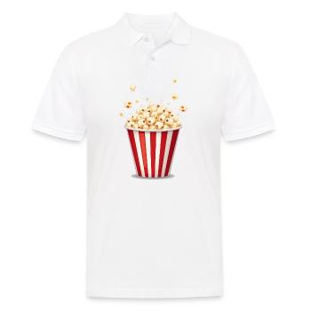 Carnival Popcorn - Funny Costume - Men's Polo Shirt - white - Front - Kai (181cm)