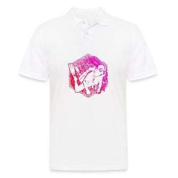 Scuba Diver Scuba Diving Free Dive Diving - Men's Polo Shirt - white - Front - Kai (181cm)