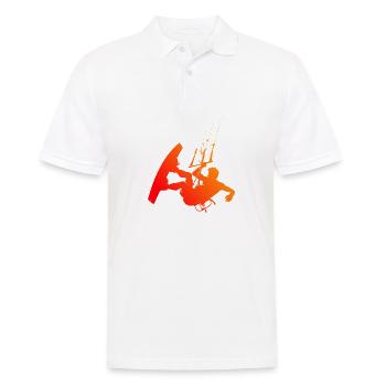 Kitesurfing Kitesurfing Men Women Kitesurfing Kitesurfing - Men's Polo Shirt - white - Front - Kai (181cm)