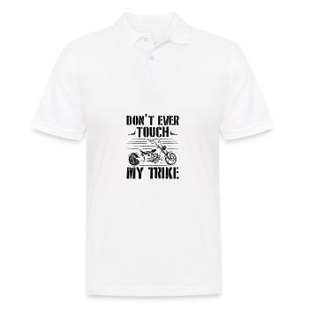 Trike Geschenkideen | Triker Trikefahrer Trikes - Männer Poloshirt - Weiß - Vorne - Kai (181cm)