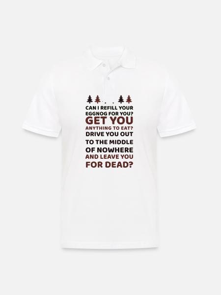 Kann ich Ihr Ei für Sie füllen - Männer Poloshirt - Weiß