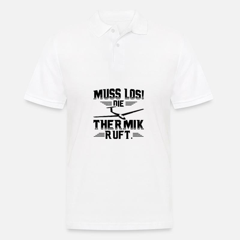 Gliding Glider Gliding Gliding Glider - Men's Polo Shirt - white