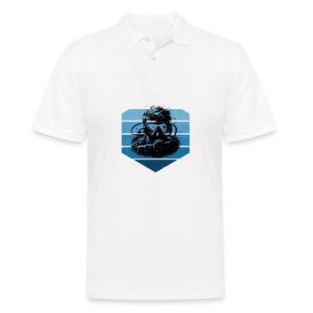 Diving Taucher Scuba Diver Scuba Tauchen - Men's Polo Shirt - white - Front - Kai (181cm)