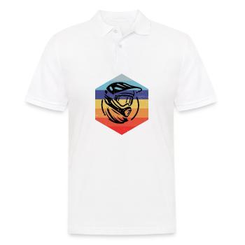Cycliste Femme VTT Mountainbik - Polo Homme - blanc - Devant - Kai (181cm)