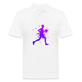 Course Jogging Course à pied Femme Running Jogging - Polo Homme - blanc - Devant - Kai (181cm)