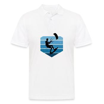 Kitesurf Kitesurf Kitesurfeur Kitesurfen - Polo Homme - blanc - Devant - Kai (181cm)