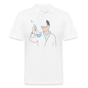 Science Chimie chimique - Polo Homme - blanc - Devant - Kai (181cm)