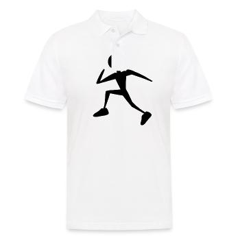 laufen läufer - Männer Poloshirt - Weiß - Vorne - Kai (181cm)
