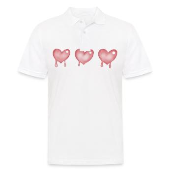 Cœur Coeur - Polo Homme - blanc - Devant - Kai (181cm)