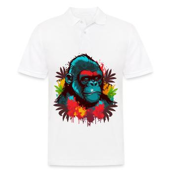 Rainy Day Gripe - Männer Poloshirt - Weiß - Vorne - Kai (181cm)