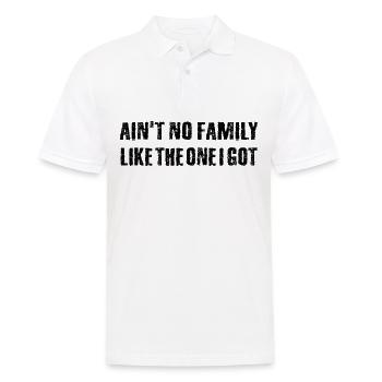 Aucune famille n’est comme la mienne - Polo Homme - blanc - Devant - Kai (181cm)