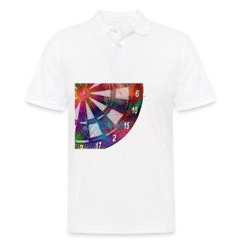 darts sport article #darts #sport - Men's Polo Shirt - white - Front - Kai (181cm)