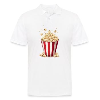Carnival Popcorn - Funny Costume - Men's Polo Shirt - white - Front - Kai (181cm)