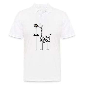 Girafe dans le guide / girafe (2c) - Polo Homme - blanc - Devant - Kai (181cm)