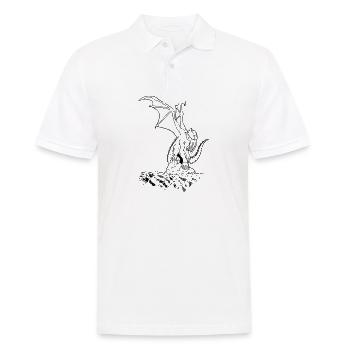 cthulhu02 - Männer Poloshirt - Weiß - Vorne - Kai (181cm)